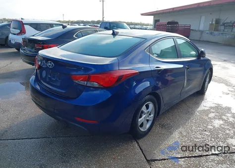 2015 Hyundai Elantra Se из США, поврежденный, VIN 5NPDH4AE3FH650707